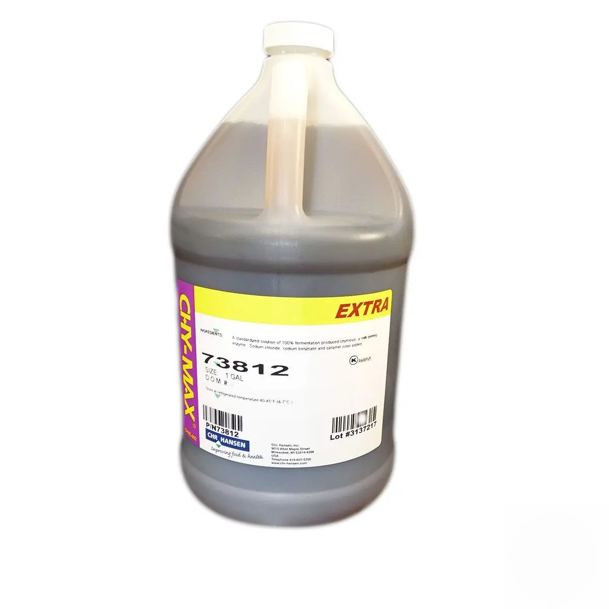 Fromagex | Coagulant CHY MAX Extra Boîte de 4 x 1GAL Utilisation Flexible